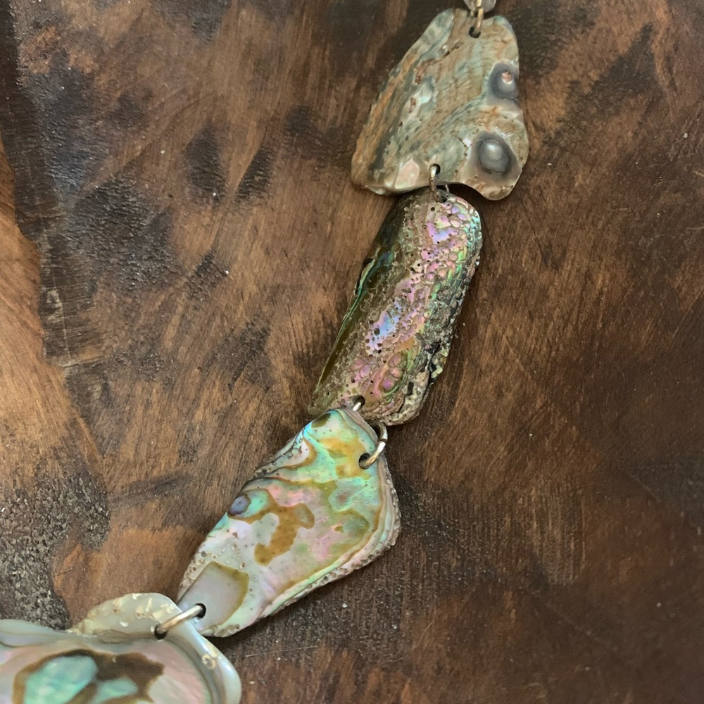 Gorgeous Ooak Abalone Shell Artesian Jewelry Neck… - image 6